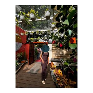 Elegant Brown Maxi Dress