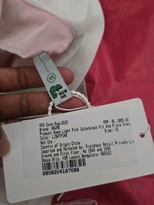 Pink &amp; White Dress