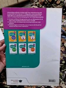 Verbal And Nonverbal Reasoning Books For 10-12 y/o