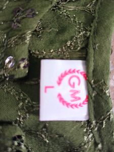 Green Kurti With Beautiful Design