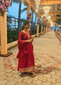Size L  Partywear 3 Piece Anarkali Set