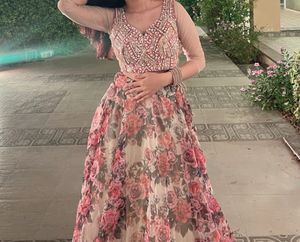 Floral Lehenga Choli Set