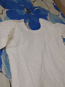 Elegant White Kurti