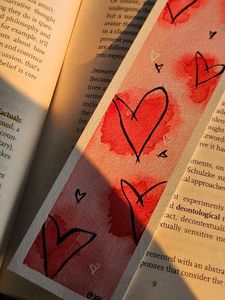 Hand Painted Tea Bookmark