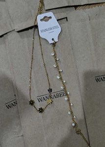 18k Gold Plated necklace set
