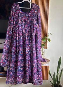 Paisley Print, Chudidaar Sleeves Kurta