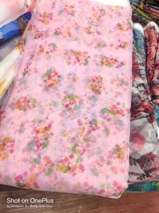 Digital Print Organza Fabric 70₹ Per Miter
