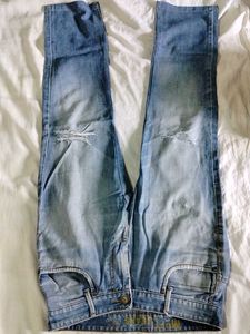 Ripped Light Wash Jeans