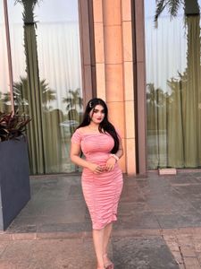 Pink Ruched Dress