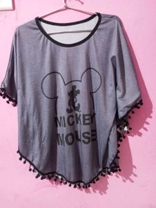Mickey Mouse Grey Top
