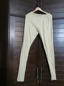 Lyra women Comfortable Cotton Beige Leggings