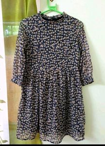 Floral Print Mini Dress