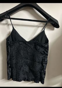 Black Velvet Cami Top