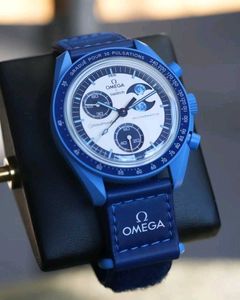 Omega x Swatch l - Super Blue Moon MoonSwatch