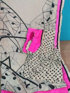 Abstract Print Saree