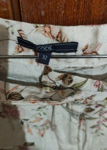 Floral Cotton Trouser Lightweight