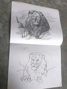 pencil shading/cushions