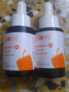 Plum Vitamin C 3% Face Oil (Set of 2)