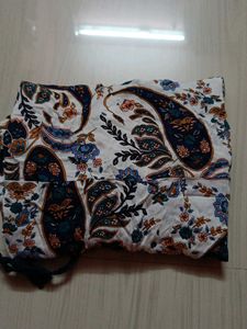 Paisley Print Tassel Top