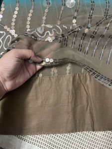 Sequinned Heavy Saree