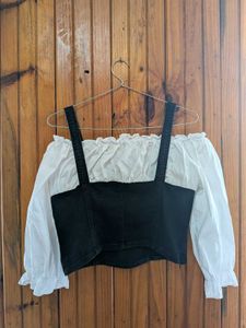 Off-Shoulder Corset Top