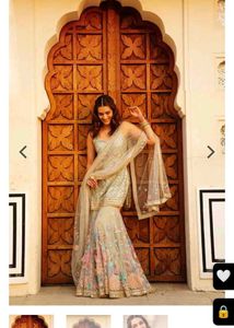 Elegant Embroidered sharara set