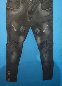 Stylish Grey Denim Jeans