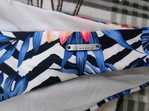 Floral &amp; Zig-Zag Bikini Bottoms