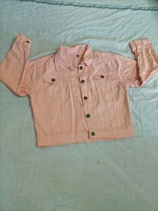 Pink Denim Jacket