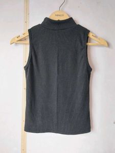 Sleeveless Black Top