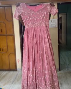 Gown With Corset Pattern And Full Gher