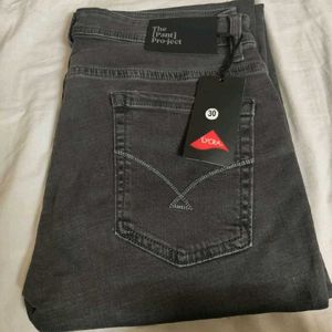 Men&#39;s Charcoal Grey Slim Fit Jeans