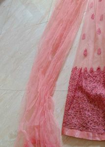 Elegant Ethnic Gown with lehanga 🎀