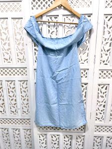 Original H&M Blue Off-Shoulder Dress B
