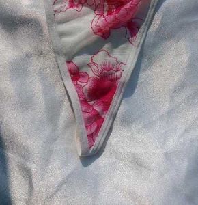 Floral Print Thong