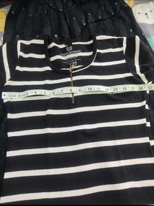 Combo-Top And Plazzo Set With Makeup Bag