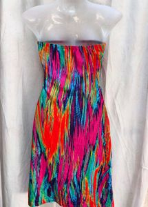 3281. Vibrant Cutout Bodycon Mini Dress