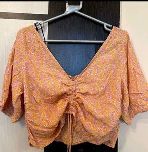 H&M Floral Crop Top