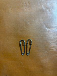 Safety Pin Shaped Earrings