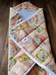 New Born Baby  Wrap On Blanket Cloth
