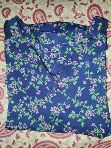 Floral Print Long Sleeve Top