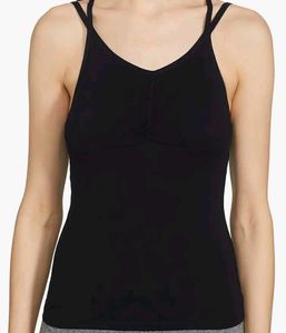 Black Criss-Cross Camisole Top