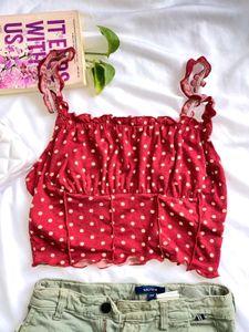 Polka Dotted Top