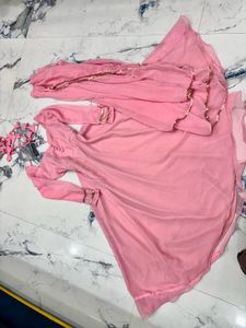 Elegant Pink Anarkali