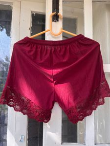 Soft Cami Shorts Set with lace