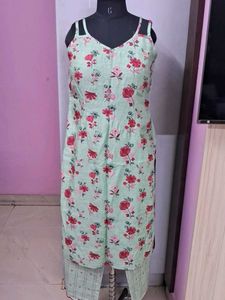 Floral Print Kurta plazzo Set of 2