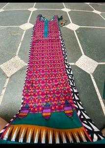 Colorful Printed Kurta Set(sami stiched)