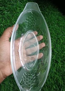 Single Vintage Glass Serving Dish