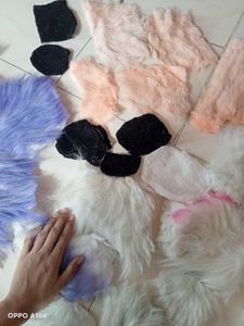 Velvet Piecs/ Teddy Making Cutting
