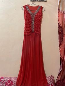 Red Long Gown
